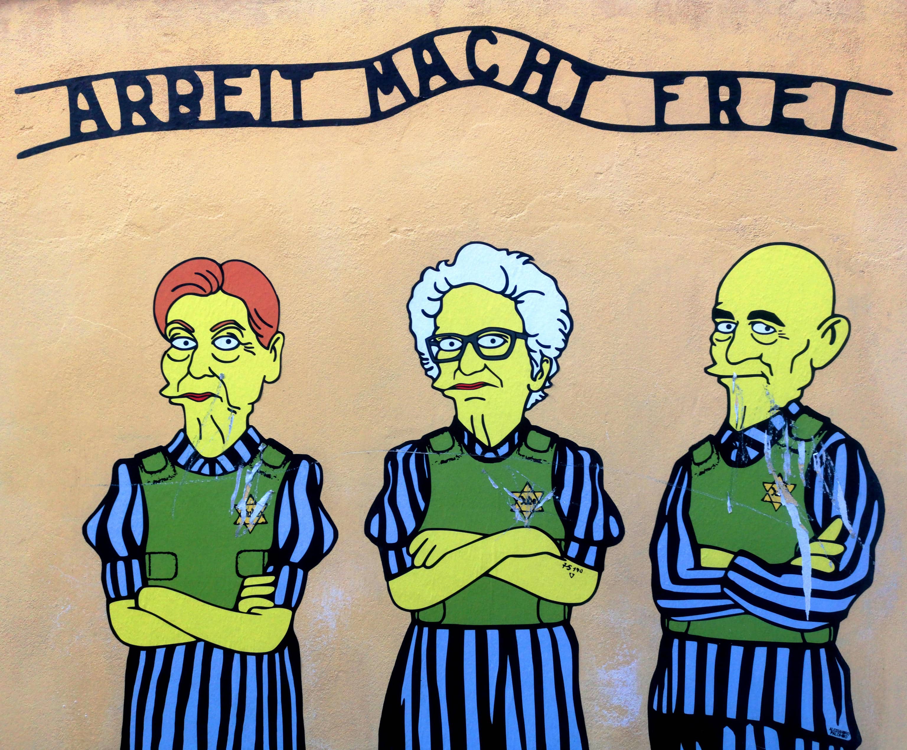 ''Halt! Stoj!” con Edith Bruck, Liliana Segre e Sami Modiano in versione Simpson