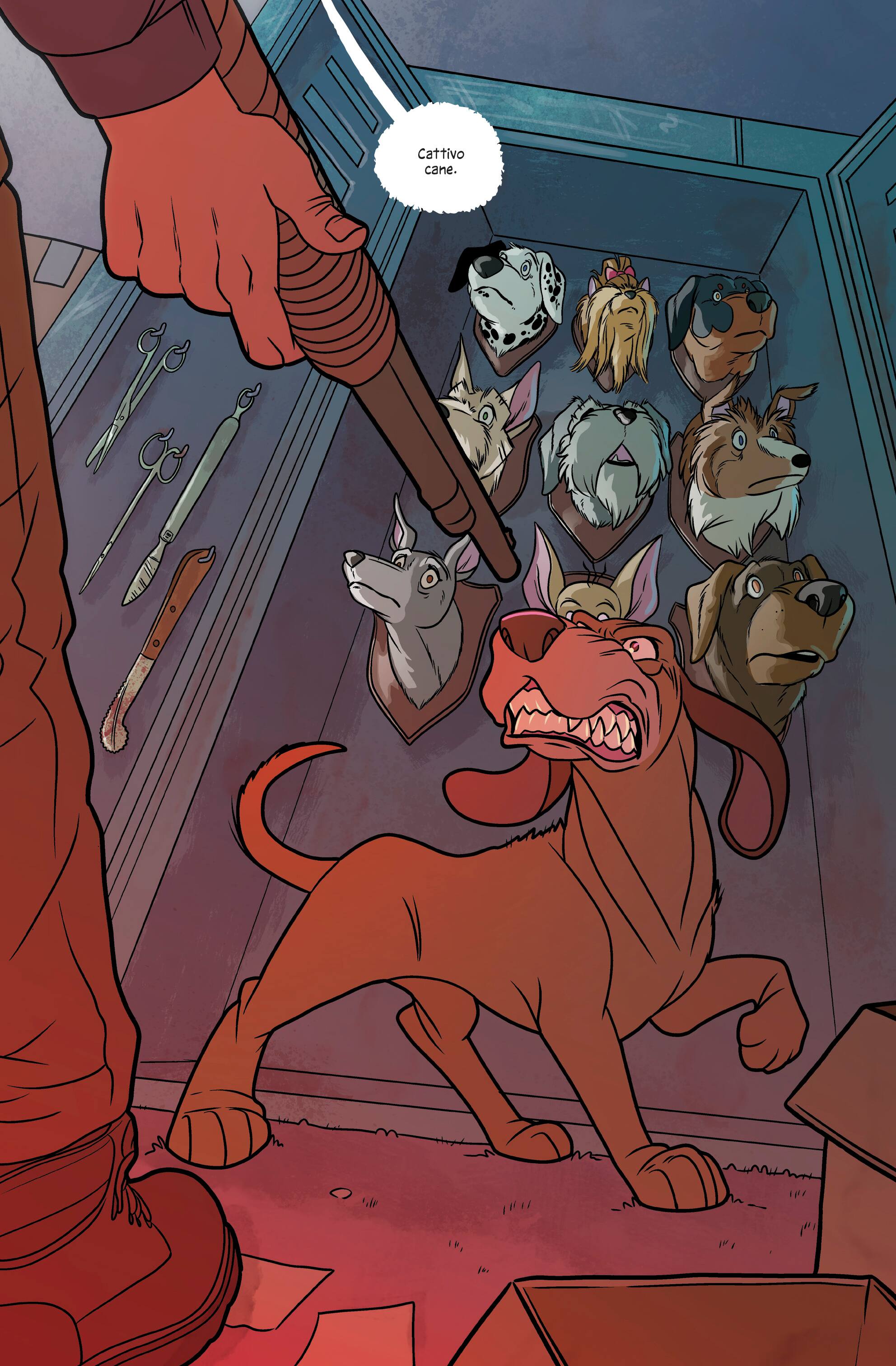 Una tavola tratta da Stray Dogs di Tony Fleecs e Trish Forstner (Saldapress)