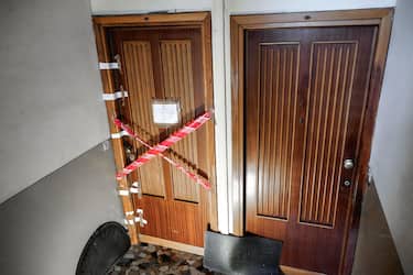 L'appartamento in via Tommaso Gulli dove è stato trovato il cadavere