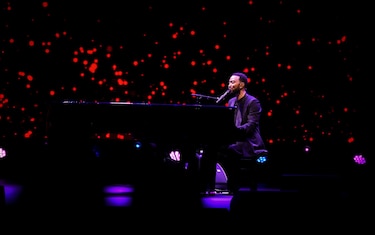 IPA86318714 - ROma-John Legend, uno degli artisti più influenti e trasversali della musica contemporanea, al Roma Summer Fest con “A Night of Songs & Stories”nella foto : John legend