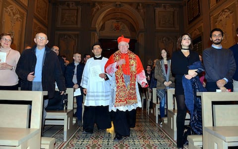 Arcivescovado, Chiusura del Processo di canonizzazione per Carlo Acutis, Cardinale Angelo Scola (Maurizio Maule/Fotogramma, Milano - 2016-11-24) p.s. la foto e' utilizzabile nel rispetto del contesto in cui e' stata scattata, e senza intento diffamatorio del decoro delle persone rappresentate (Maurizio Maule/Fotogramma, FOTO DI REPERTORIO - 2020-06-16) p.s. la foto e' utilizzabile nel rispetto del contesto in cui e' stata scattata, e senza intento diffamatorio del decoro delle persone rappresentate