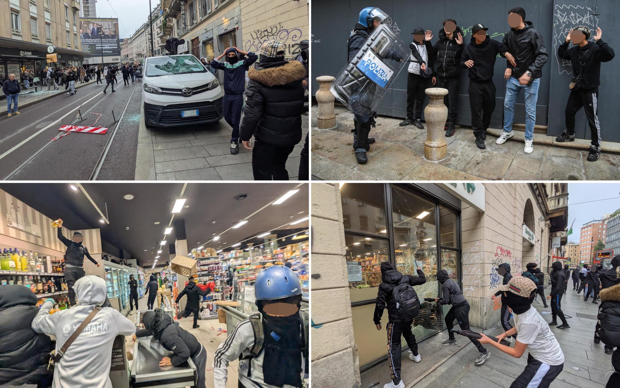 Disordini a Milano