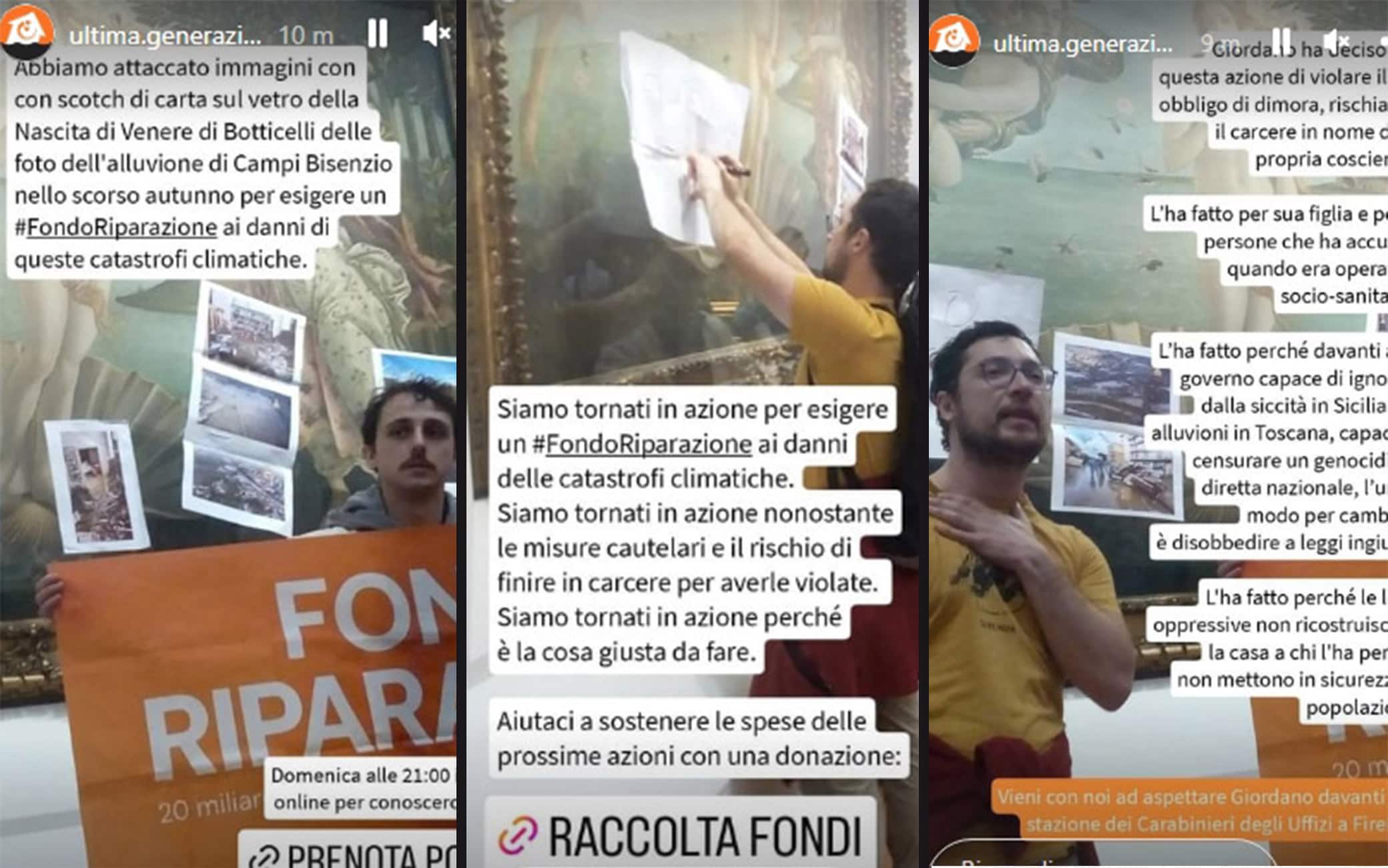 Il blitz degli attivisti