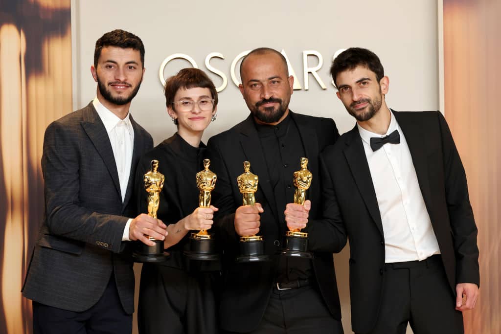 Nel 2025 Basel Adra, Rachel Szor, Hamdan Ballal e Yuval Abraham vincono il Premio Oscar per il Miglior documentario per "No Other Land" Yuval Abraham Rachel Szor Naza