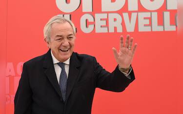 Remo Girone, durante la presentazione del film: Ma cosa ci dice il cervello, Roma, 15 aprile 2019.
ANSA/ALESSANDRO DI MEO