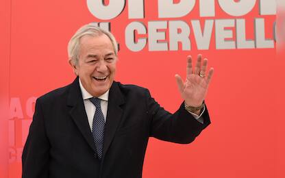 Remo Girone, durante la presentazione del film: Ma cosa ci dice il cervello, Roma, 15 aprile 2019.
ANSA/ALESSANDRO DI MEO