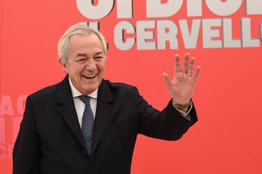 Remo Girone, durante la presentazione del film: Ma cosa ci dice il cervello, Roma, 15 aprile 2019.
ANSA/ALESSANDRO DI MEO