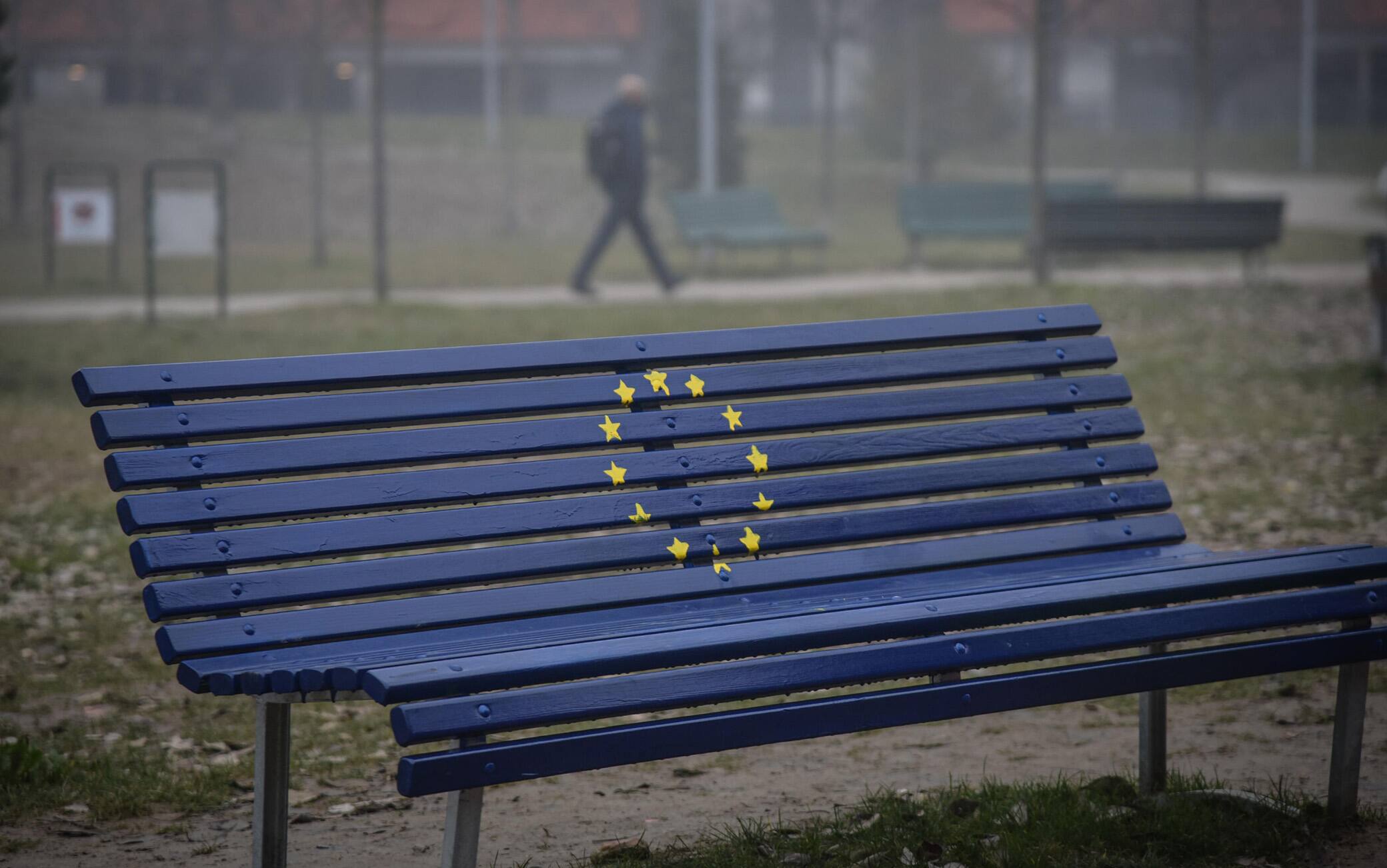 La panchina europea dedicata a David Sassoli