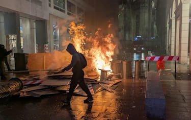 Gli scontri a Milano