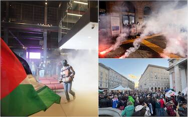 Manifestazioni in tutta Italia a favore della Palestina e della Global Sumud Flotilla