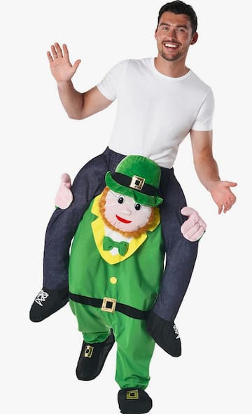 Set Accessori San Patrizio – Bretelle Regolabili, Occhiali A Trifoglio E Papillon Con Motivo Quadrifoglio Per Costumi E Feste