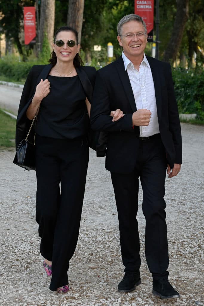 10 giugno 2024, Angelo Longoni con la moglie Eleonora Ivone in occasione della X Edizione del Premio Anna Magnani 