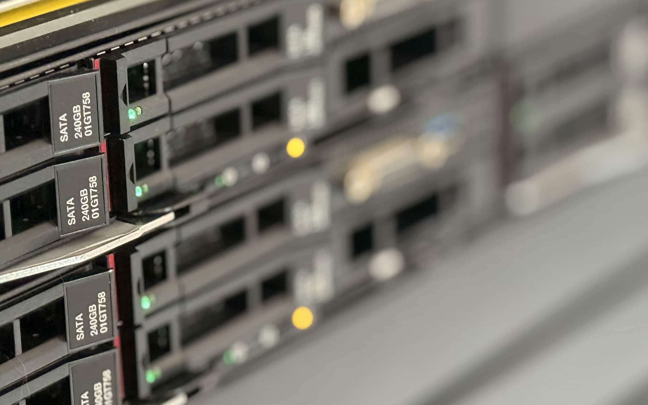 Un data center di Lenovo