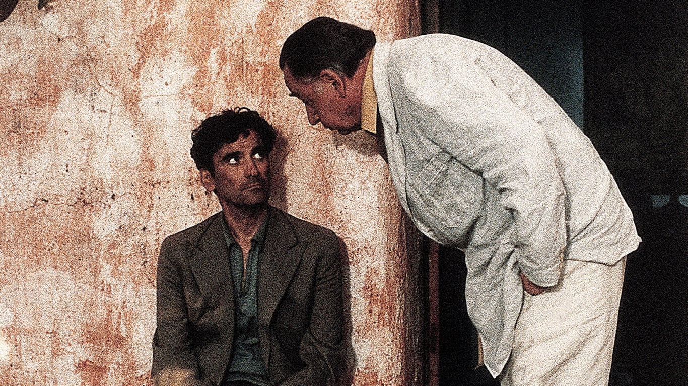 Una scena di Il Postino 