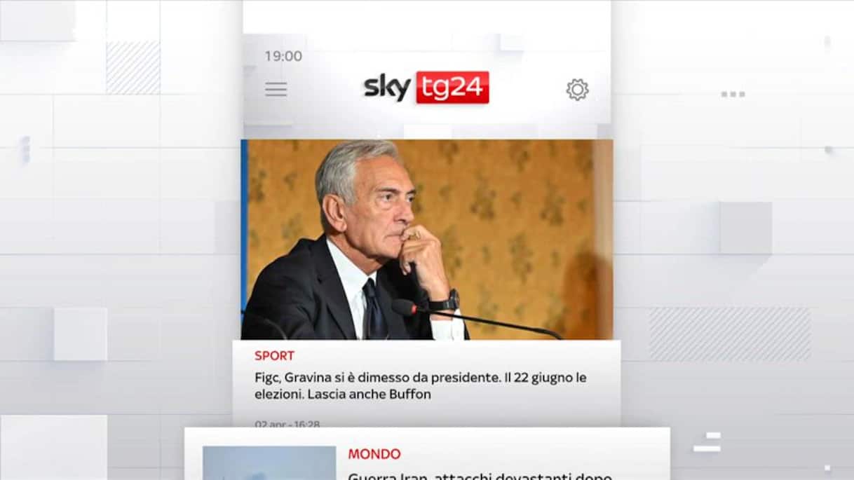 I titoli di Sky TG24 del 2 aprile, edizione delle 19