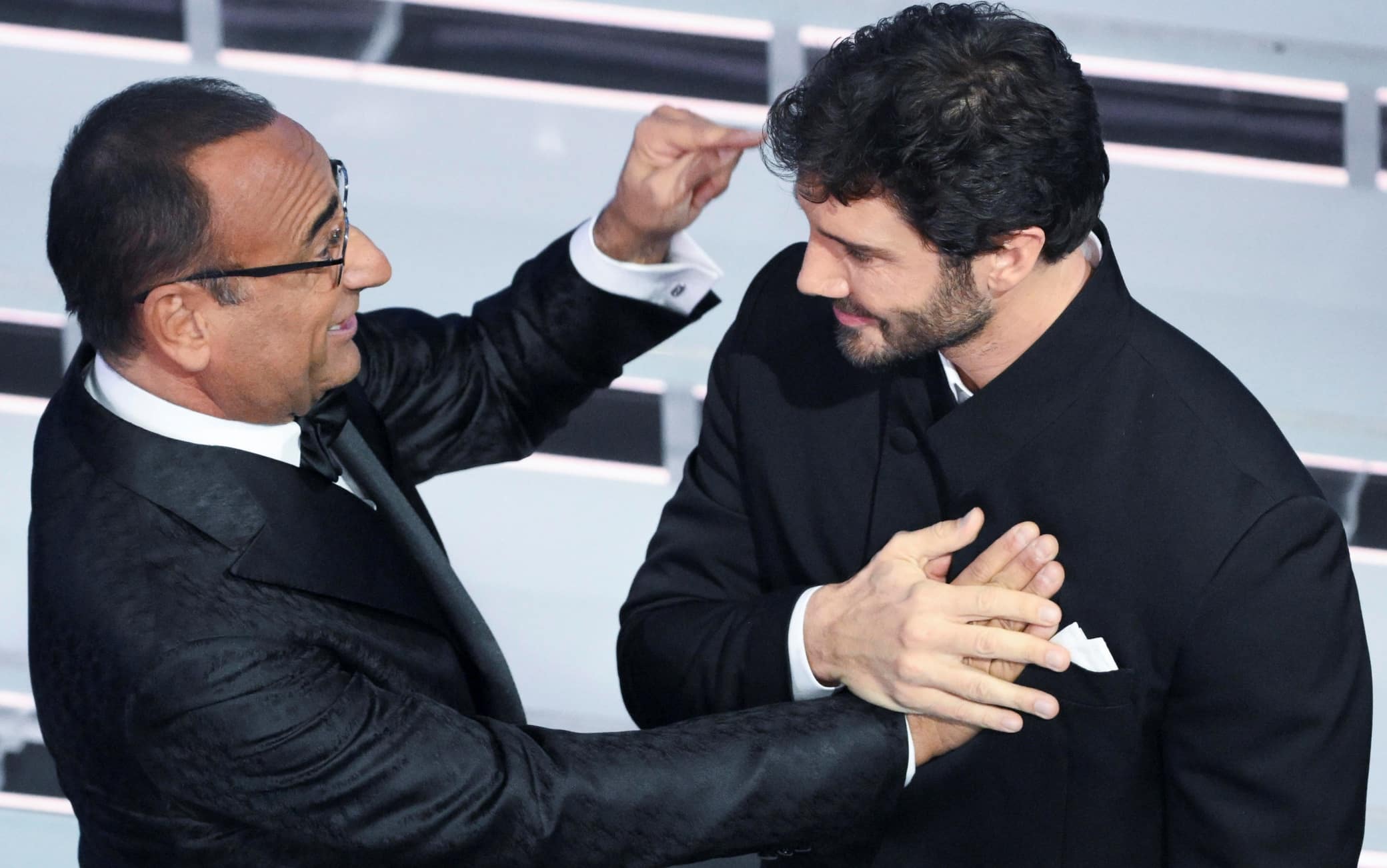 Stefano De Martino e Carlo Conti