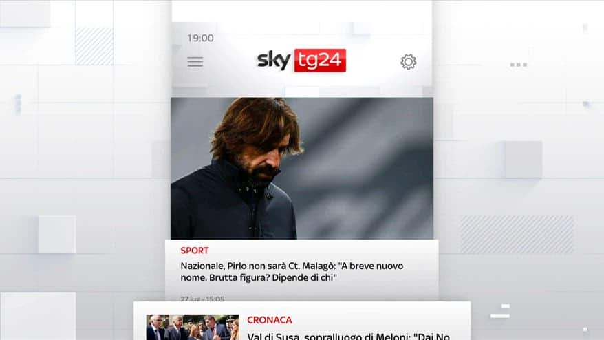 I titoli di Sky Tg24 del 27 luglio, edizione delle 19