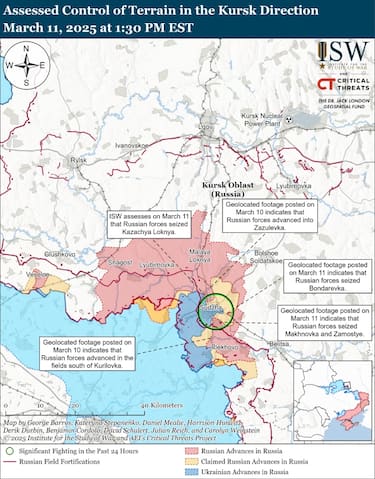 La situazione a Kursk