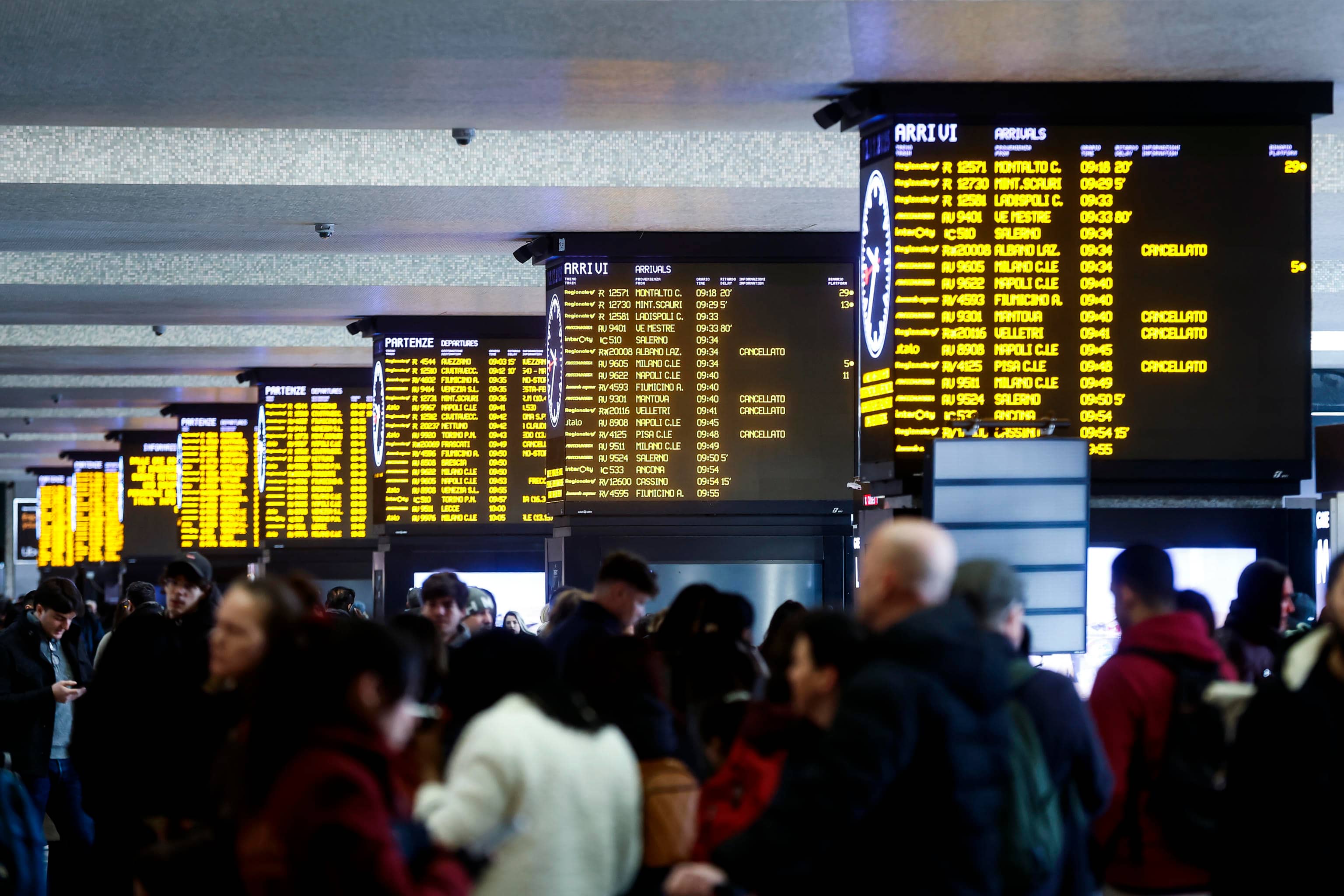 Ritardi a Termini sciopero 12 dicembre Cgil