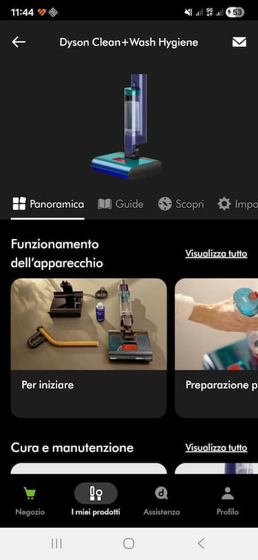 L'applicazione MyDyson