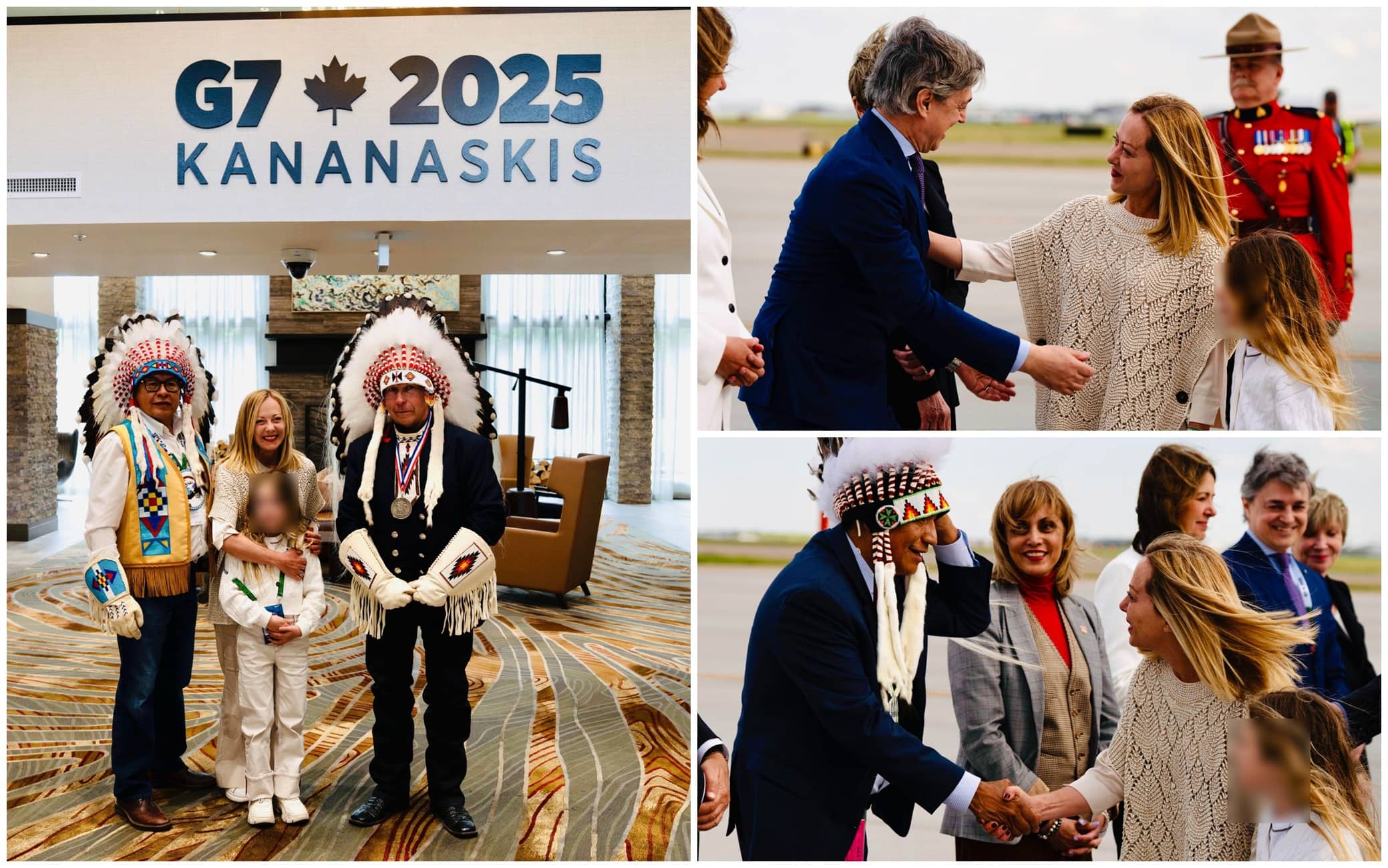 La premier Meloni in Canada per il G7