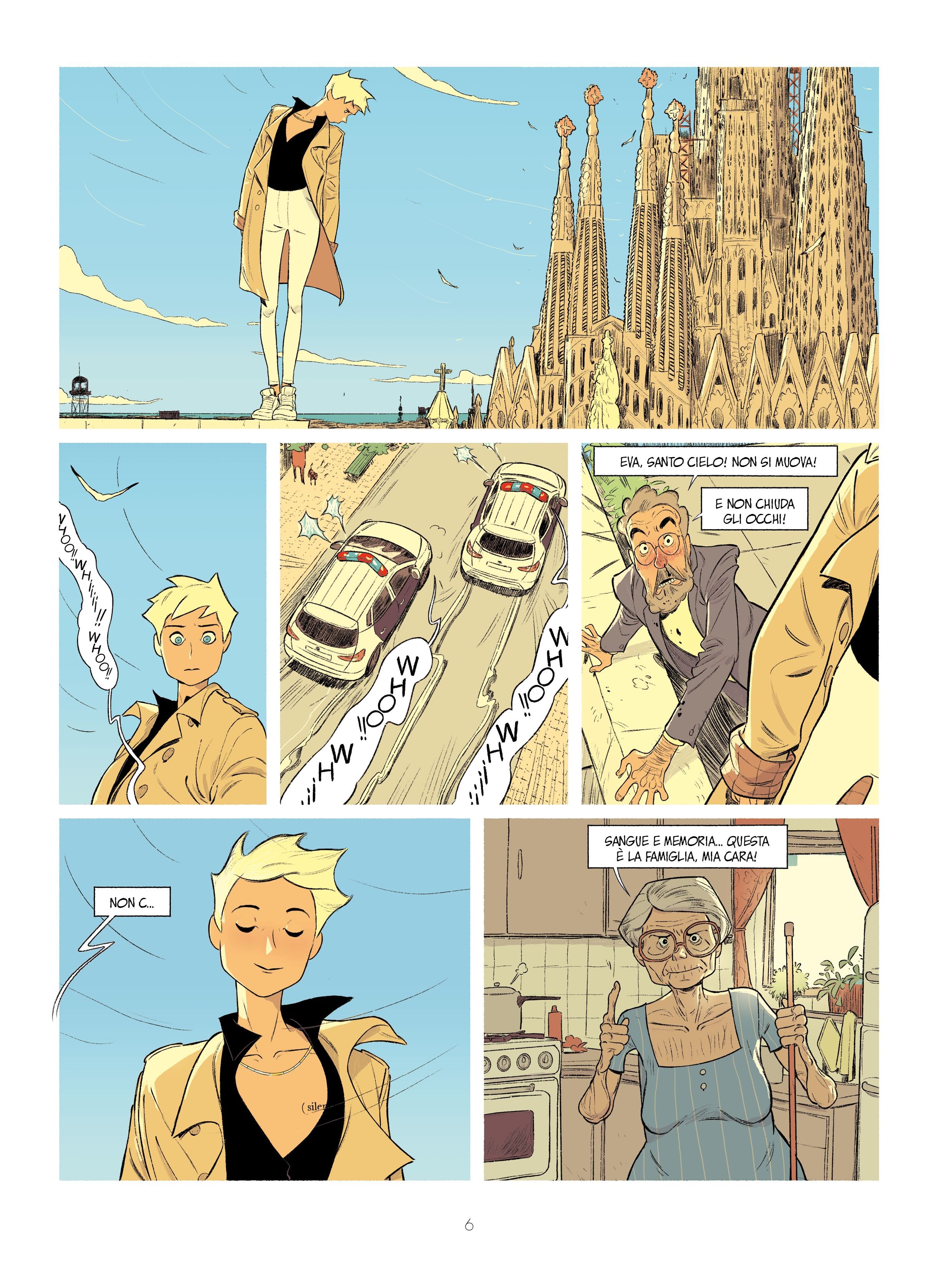 Una tavola tratta da Io sono il loro silenzio di Jordi Lafebre