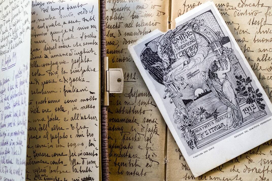 Uno dei diari conservati nell'Archivio di Piave Santo Stefano (Credits: Luigi Burroni)