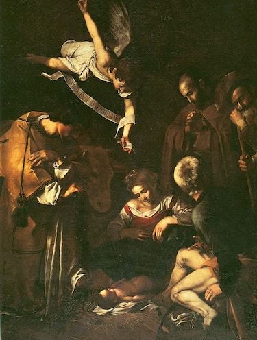 Natività con i santi Lorenzo e Francesco d'Assisi