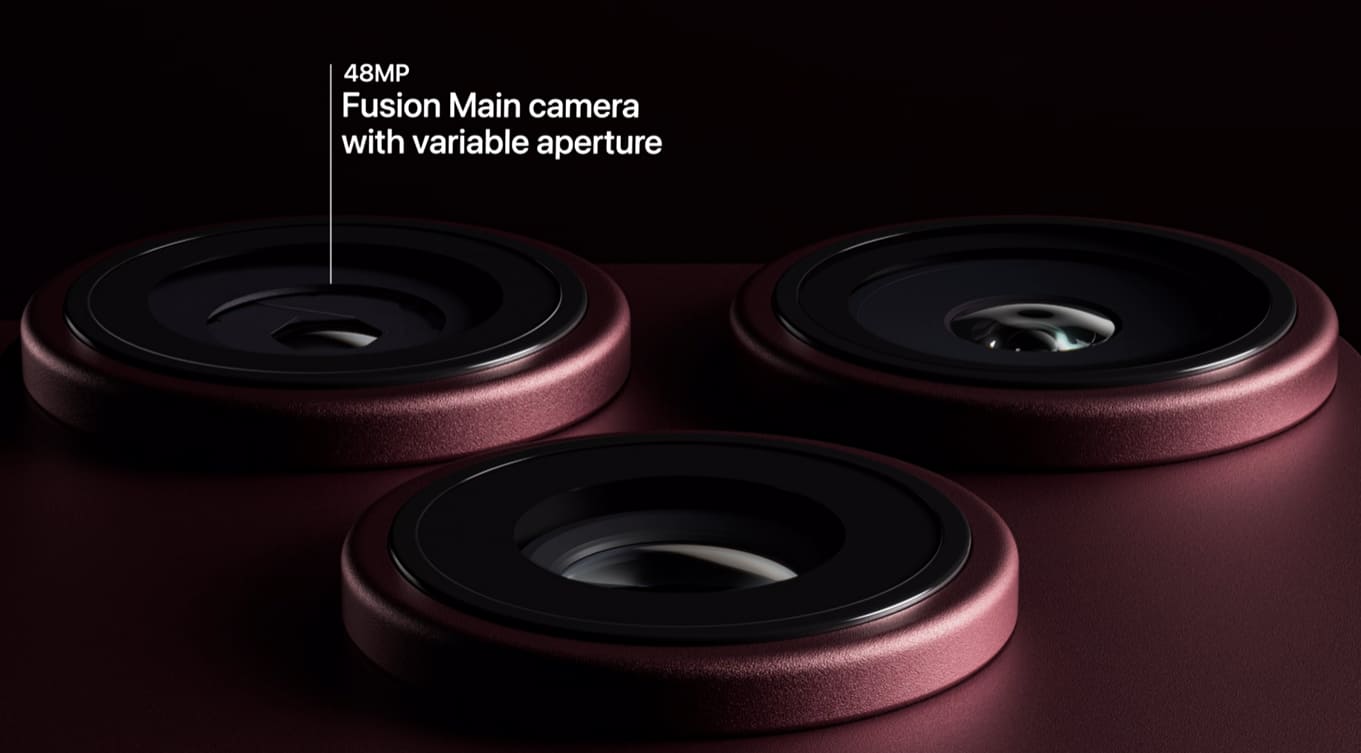 Il comparto fotocamere dell'iPhone 18 Pro iPhone 18 Pro fotocamera