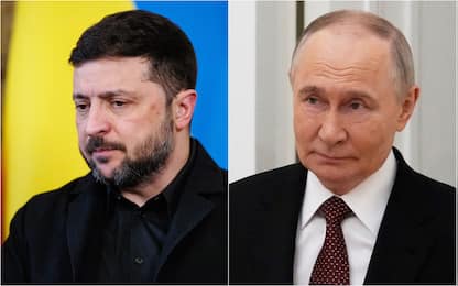 Volodymyr Zelensky e Vladimir Putin