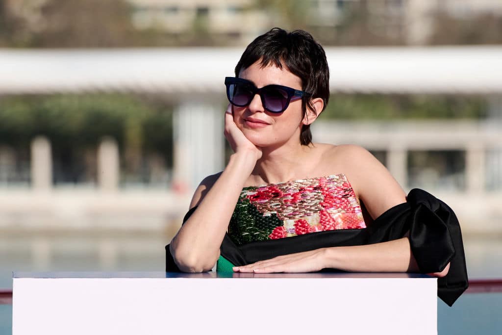 MALAGA, SPAIN - MARCH 13: Actress Veronica Echegui attends the 'Los Pacientes Del Doctor Garcia' photocall during the 26th Malaga Film Festival at the Muelle 1 on March 13, 2023 in Malaga, Spain. (Photo by Carlos Alvarez/Getty Images)