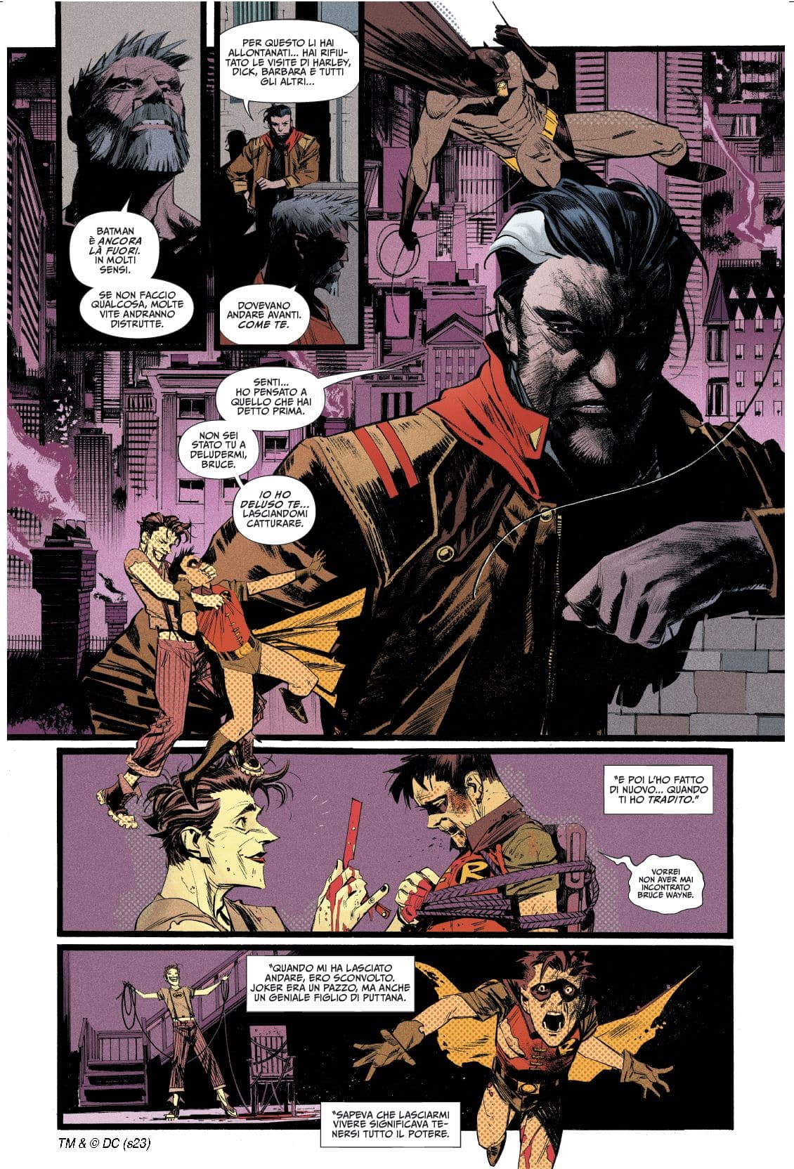 Una tavola di Batman: Cavaliere Bianco Beyond di Sean Gordon Murphy