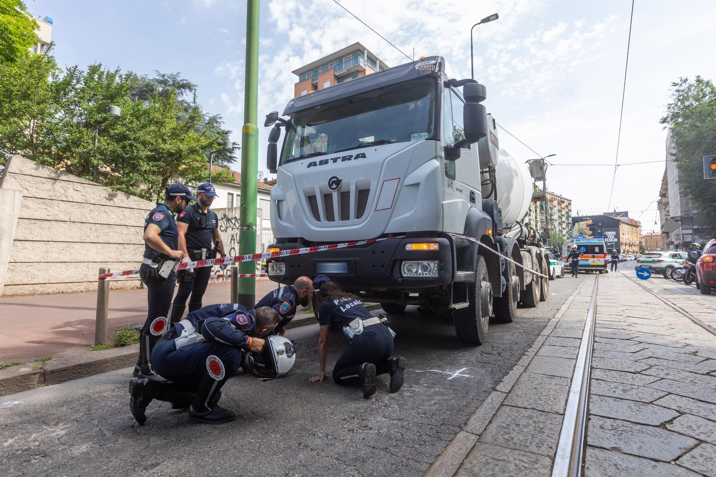 Il luogo dell'incidente (Lapresse)