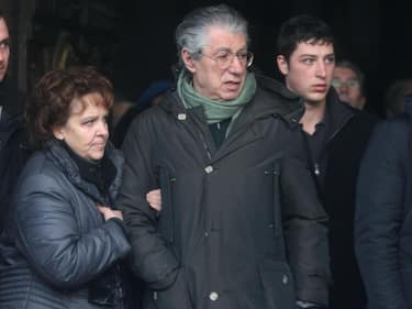 Umberto Bossi con la moglie Manuela Marrone