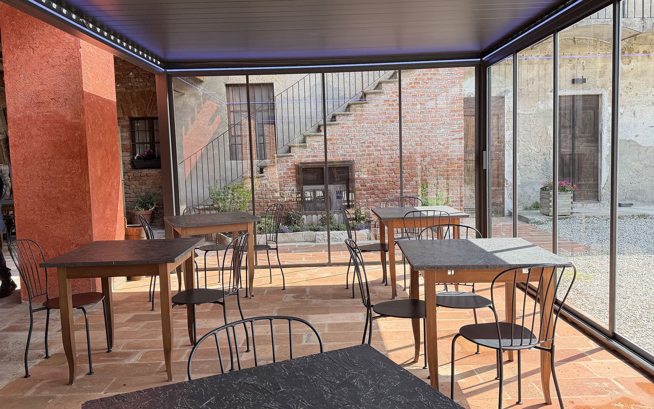 Dentro una pergola Pergolux