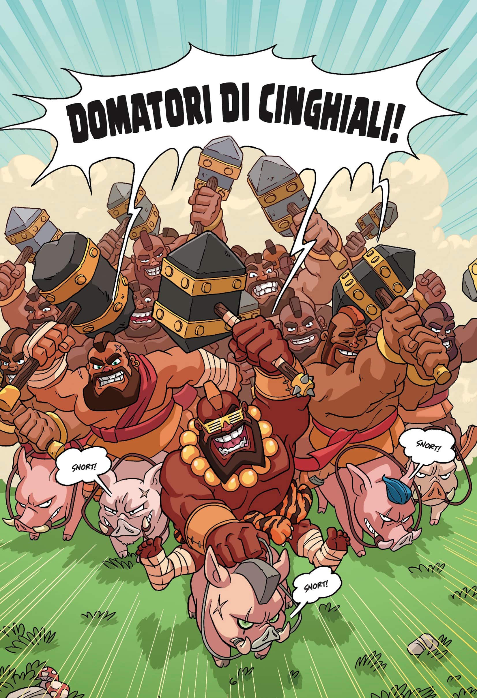 L'assalto dei domatori di cinghiali in Books of Clash