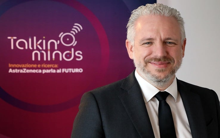 Il presidente e ad di AstraZeneca Italia Lorenzo Wittum in occasione dell annuncio alla stampa del trasferimento della multinazionale anglo-svedese al MIND di Milano, 18 Novembre 2021.ANSA / MATTEO BAZZI
