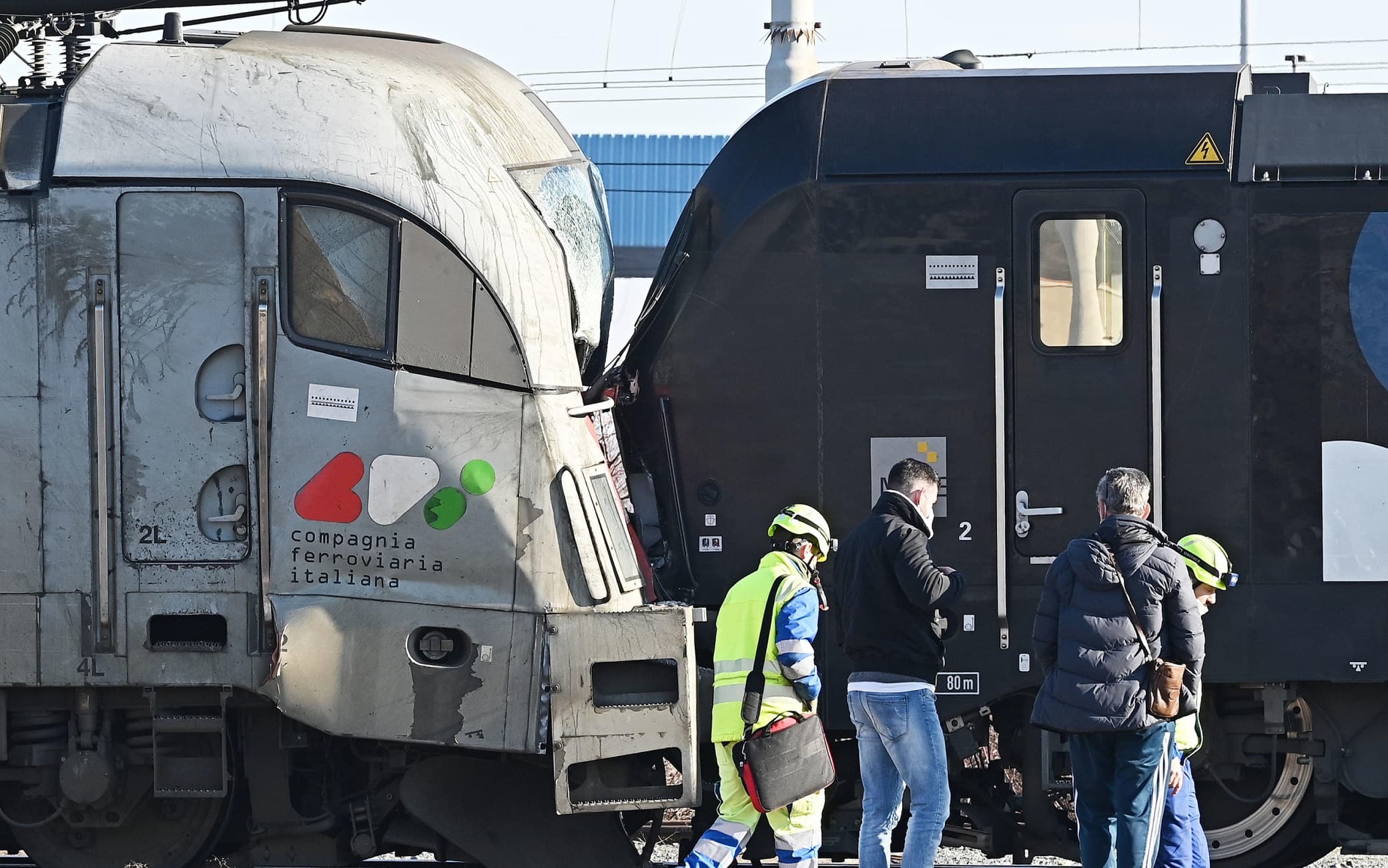 Lo scontro tra i locomotori