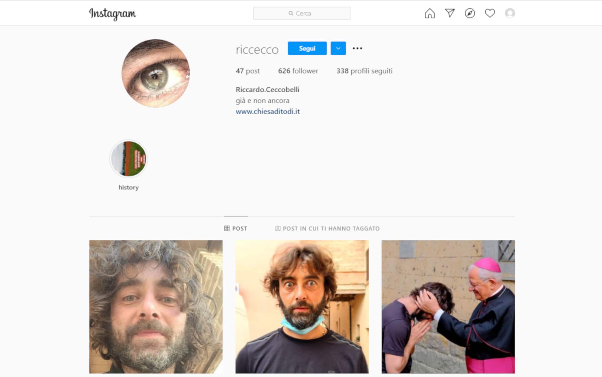 Don Riccardo Ceccobelli Instagram