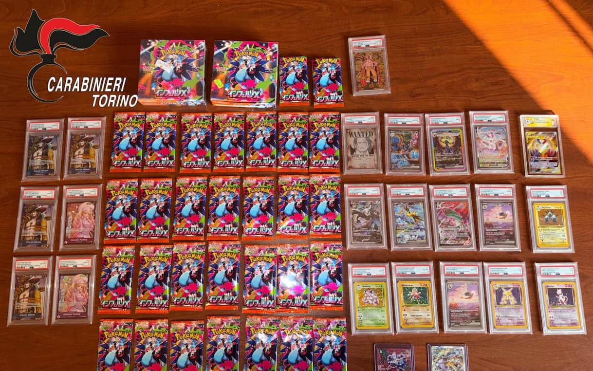 Torino, furto di carte Pokemon e One Piece per 20mila euro: due denunce ...