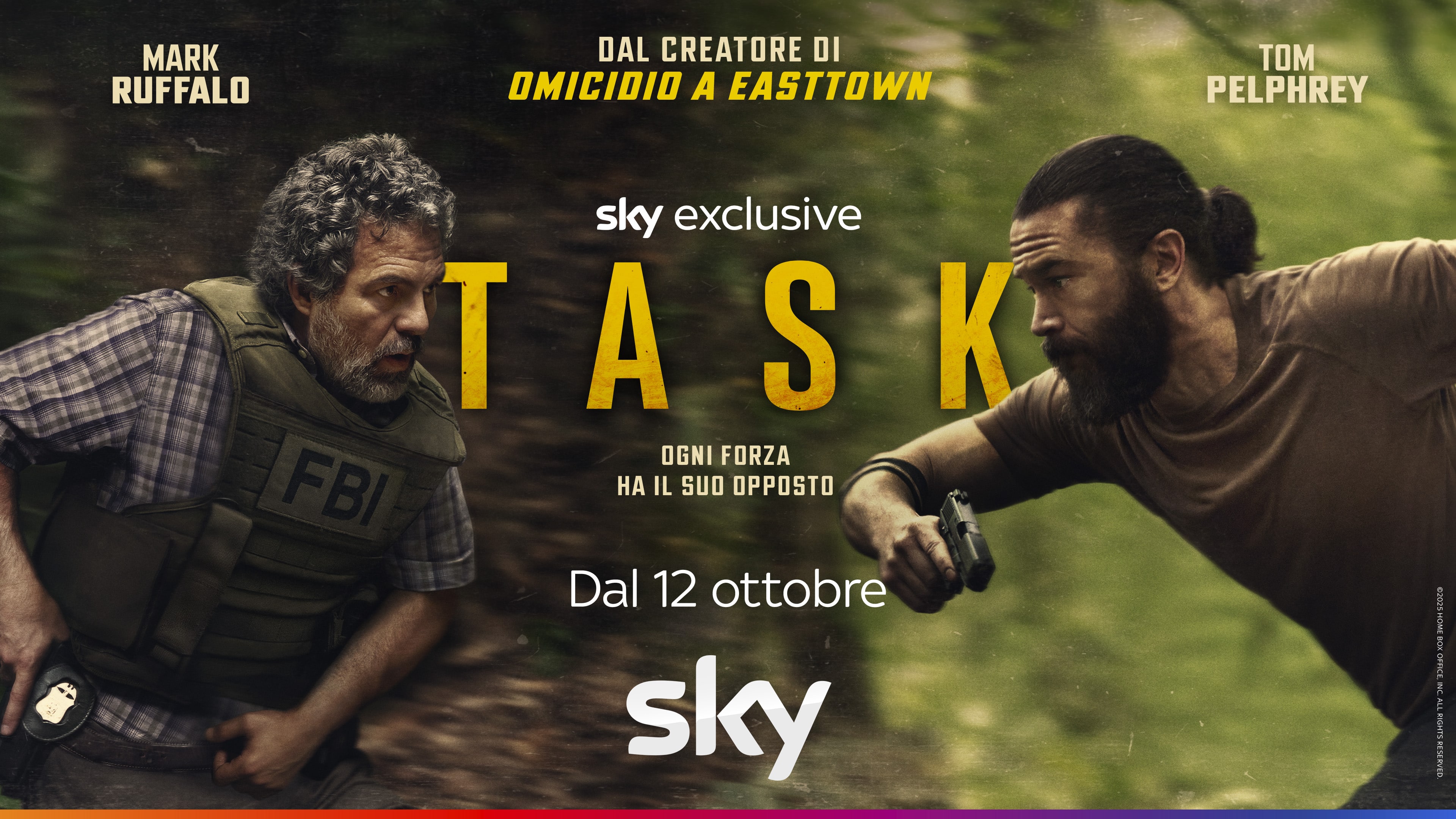 Dal 12 ottobre in esclusiva su Sky e in streaming solo su NOW arriva TASK, un nuovo crime drama HBO in sette episodi che si mostra oggi nel trailer italiano appena rilasciato