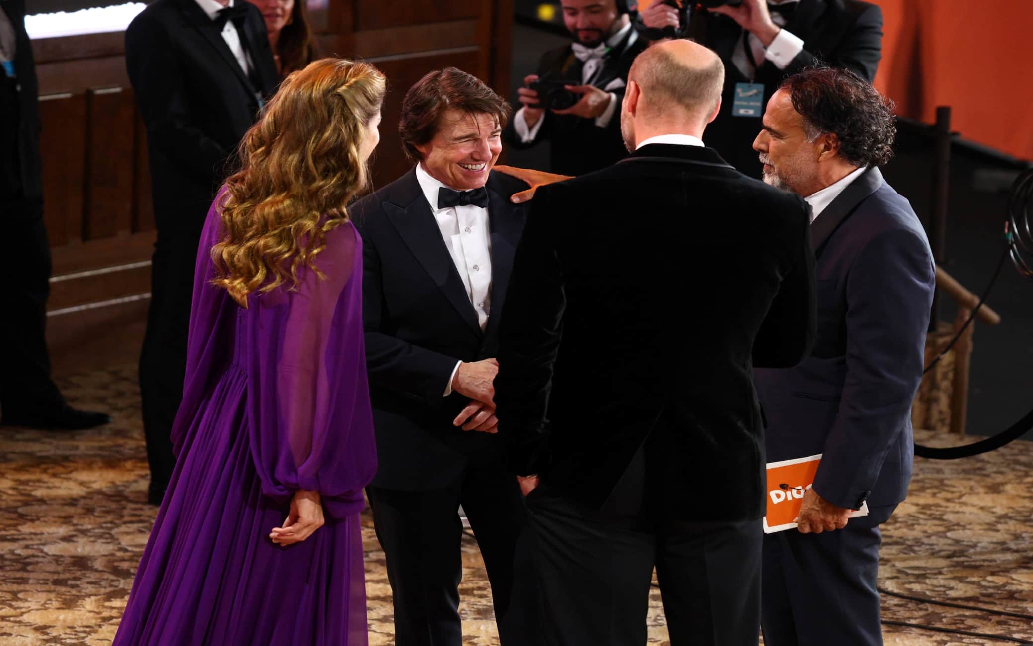 IPA88914063 - London, UK.   Catherine Princess of Wales, Tom Cruise, William Prince of Wales and  Alejandro Gonzalez Inarritu  at the Film and TV Charity Royal Film Performance and Global Premiere of Digger. Leicester Square Gardens. 22nd September 2026.    Ref:LMK430-S220926-001Anfisa Polyushkevych/Landmark MediaWWW.LMKMEDIA.COM