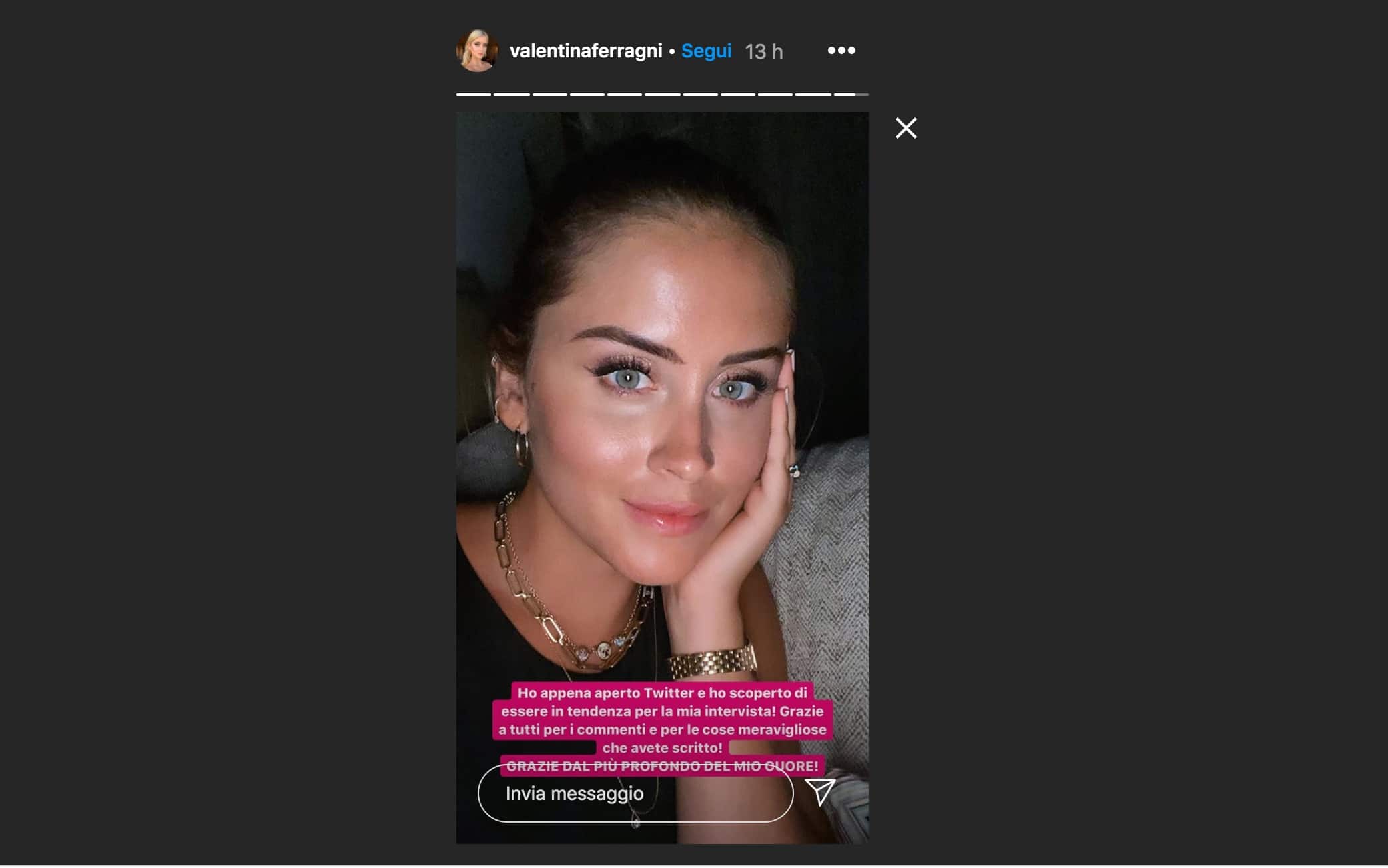 Valentina Ferragni contro il body shaming