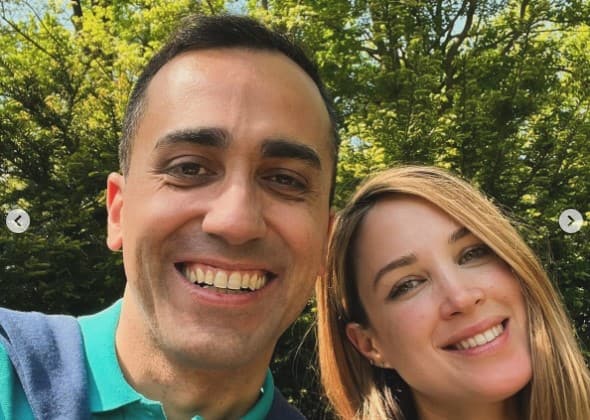 Di Maio e D'Alessandro in uno scatto pubblicato sui social