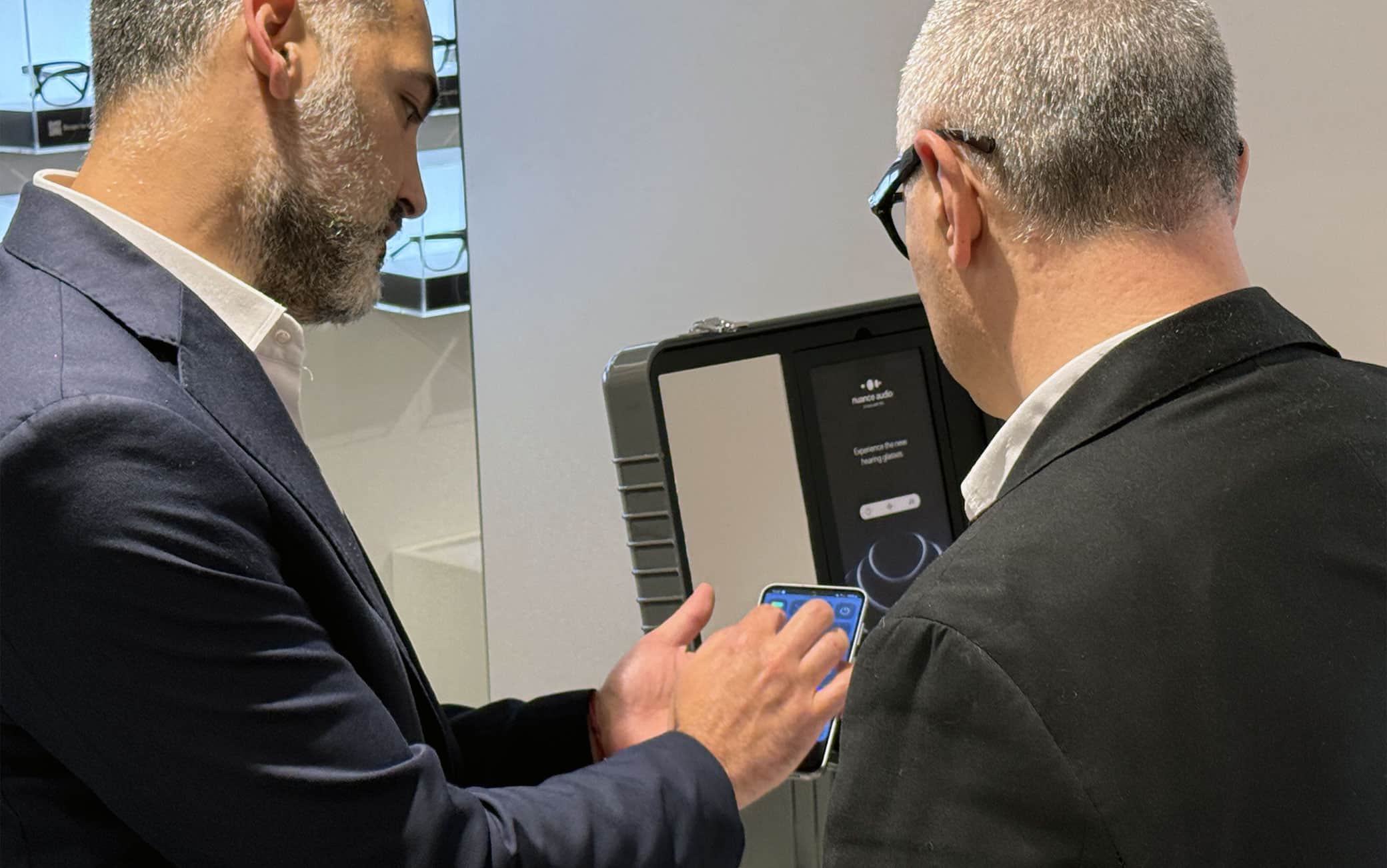 La configurazione in negozio dura pochi minuti