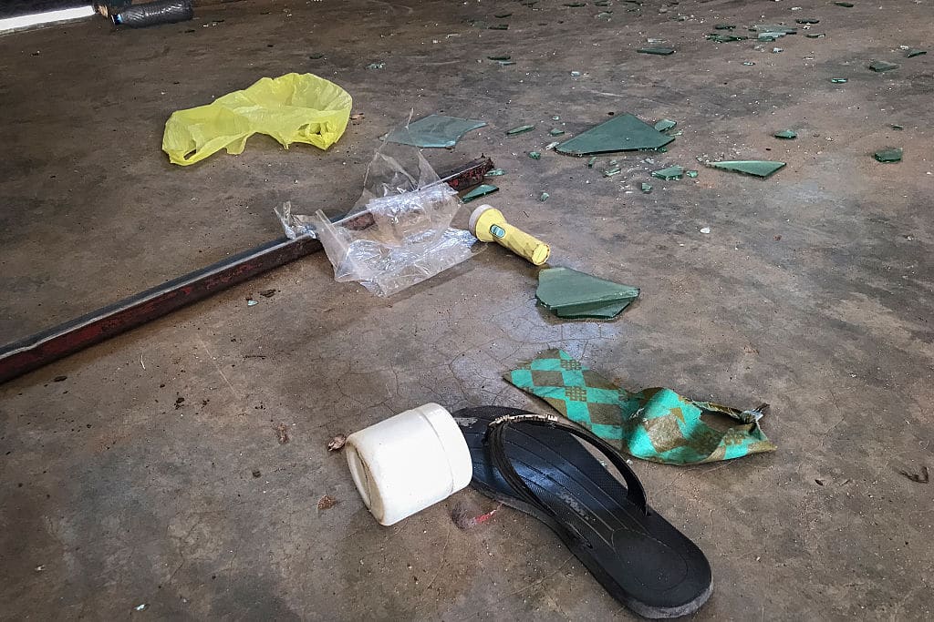 A general view of scattered belongings inside a student dormitory at St. Mary's Catholic School in Papiri, Agwarra local government, Niger state, on November 23, 2025. Fifty of the more than 300 children snatched by gunmen from a Catholic school in Nigeria have escaped their captors, a Christian group said in a statement on November 23. 
"We have received some good news as fifty pupils escaped and have reunited with their parents," said the Christian Association of Nigeria in a statement, adding they escaped between November 21 and 22.
Gunmen raided early November 21 St Mary's co-education school in Niger state in western Nigeria, taking 303 children and 12 teachers in one of the largest mass kidnappingsÂ inÂ Nigeria. (Photo by Ifeanyi Immanuel Bakwenye / AFP via Getty Images)