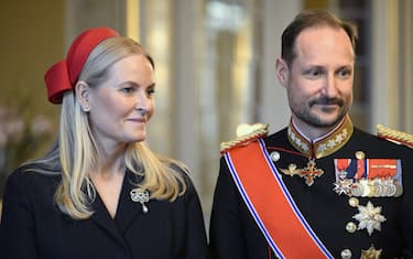 Re Haakon VIII e la regina consorte Mette-Marit