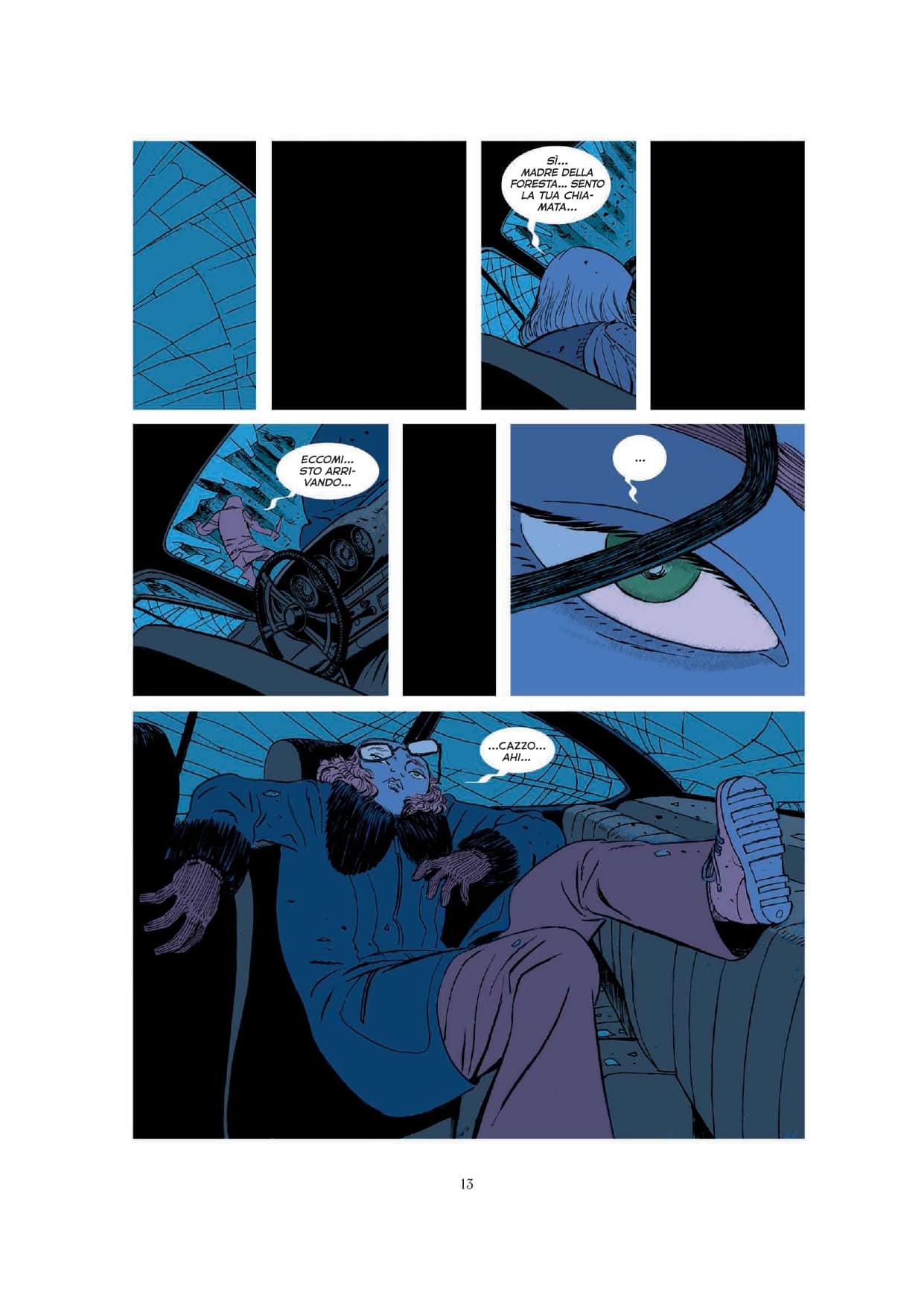 Una tavola tratta da Friday volume 3, di Ed Brubaker, Marcos Martín e Muntsa Vicente (Saldapress)