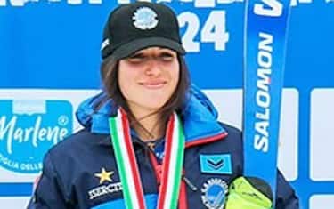 Matilde Lorenzi, la giovane promessa dello sci azzurro morta dopo essere caduta ieri durante un allenamento sul ghiacciaio della val Senales, in Alto Adige, in una foto tratta dal suo profilo Instagram, 29 ottobre 2024.INSTAGRAM/ MATILDE LORENZI+++ATTENZIONE LA FOTO NON PUO' ESSERE PUBBLICATA O RIPRODOTTA SENZA L'AUTORIZZAZIONE DELLA FONTE DI ORIGINE CUI SI RINVIA+++ NPK +++