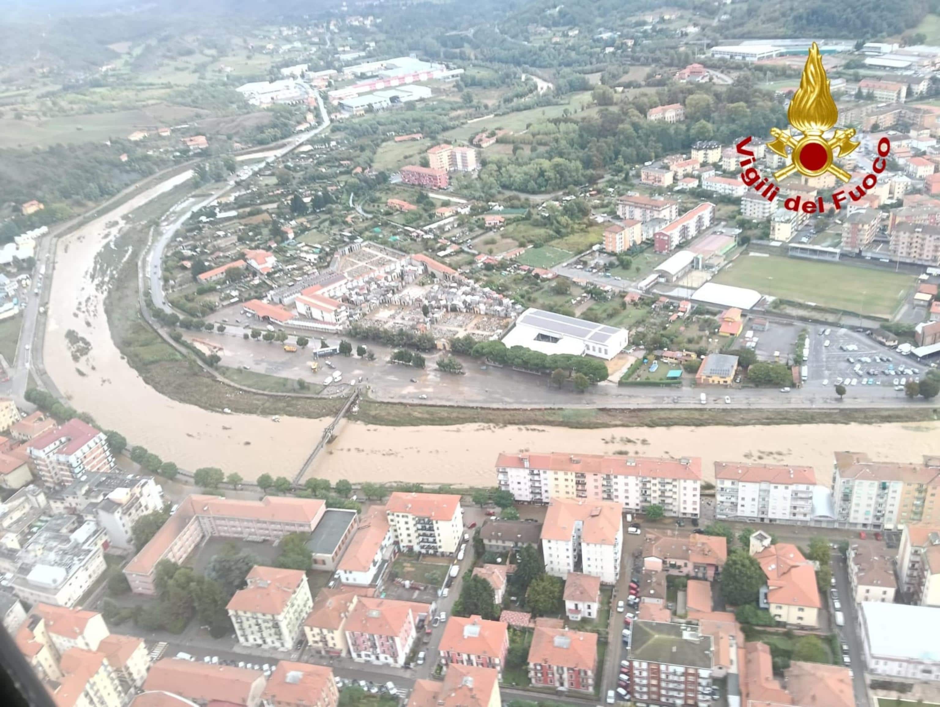 Maltempo ad Alessandria in una foto diffusa dai Vigili del fuoco, 22 settembre 2025.  Us Vigili del Fuoco +++FOTO DIFFUSA DALL'UFFICIO STAMPA - USARE SOLO PER ILLUSTRARE OGGI LA NOTIZIA INDICATA NEL TITOLO - NON ARCHIVIARE - NON VENDERE - NON USARE PER FINI NON GIORNALISTICI - NPK+++